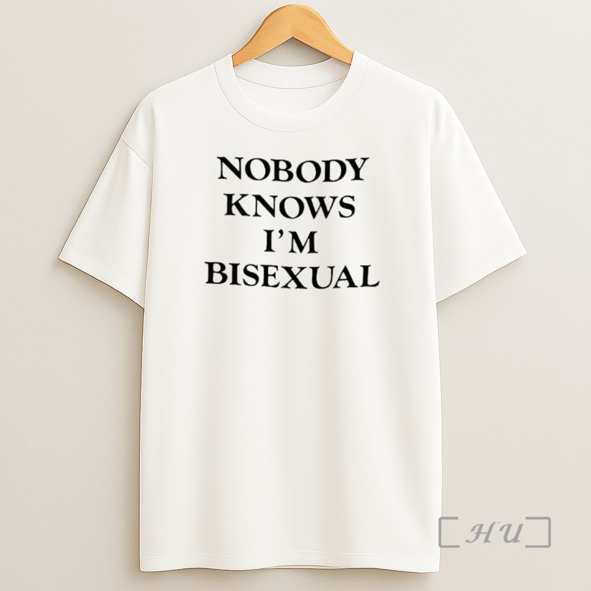 Officials Nobody Knows Im Bisexual Text Shirt Sweatshirt Tee