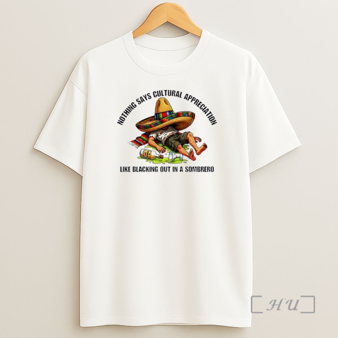 Officials Nothing Says Cultural Appreciation Like Blacking Out In A Sombrero Mexican Poncho Cinco De Mayo Shirt Sweatshirt Tee