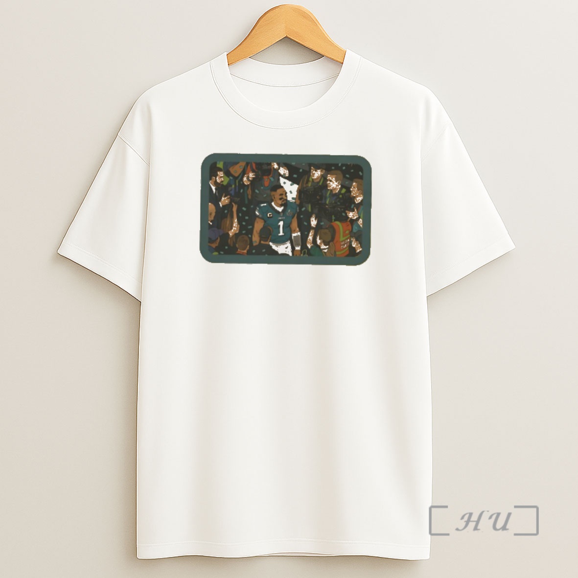 Officials Number 1 Philadelphia Eagles Quarterback Jalen Hurts Shirt Sweatshirt Tee