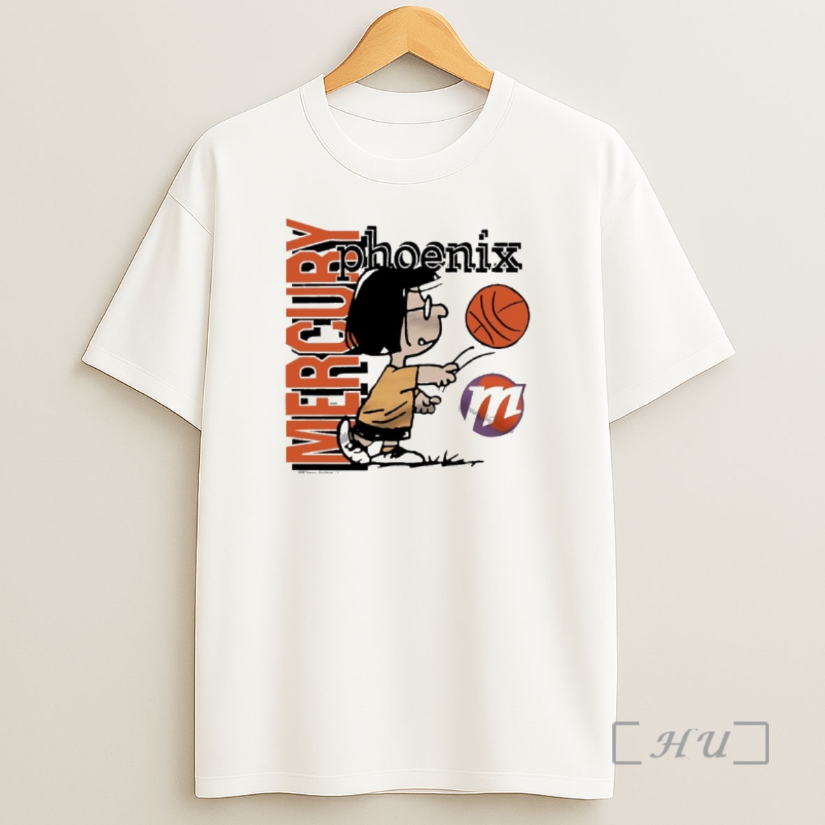 Officials Peanuts Marcie X Phoenix Mercury Basketball Shirt Sweatshirt Tee