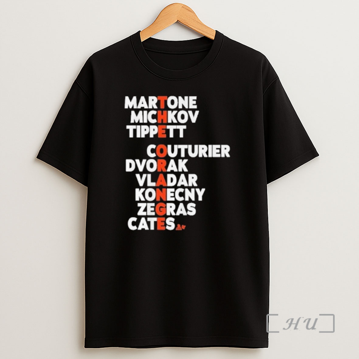 Officials Philadelphia Flyers Hockey The Orange Names Shirt Sweatshirt Tee