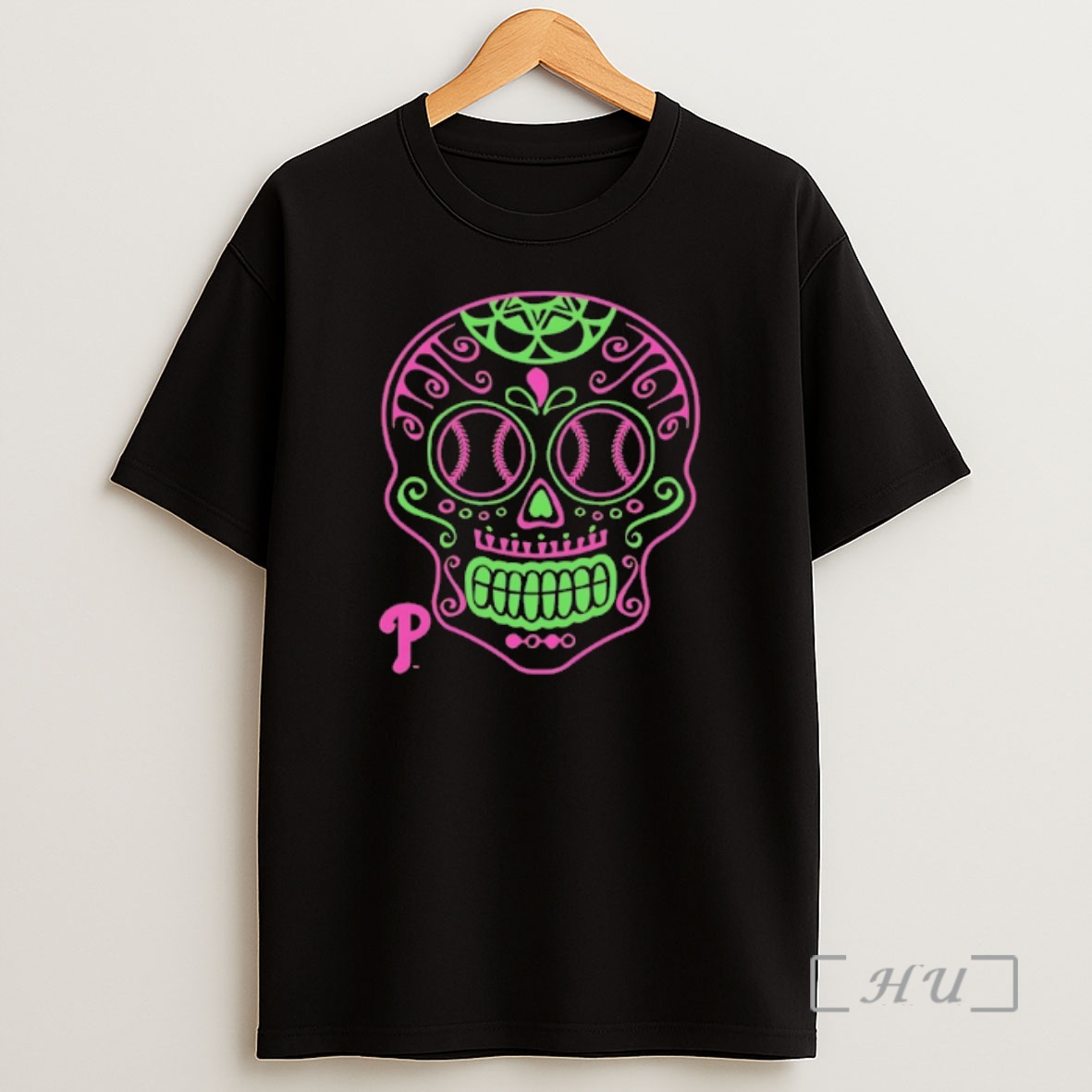 Officials Philadelphia Phillies Sugar Skull Shirt Sweatshirt Tee