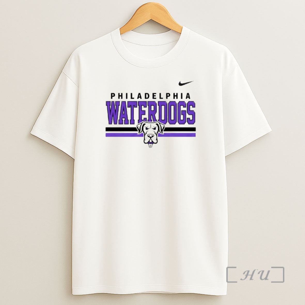 Officials Philadelphia Waterdogs Lacrosse Stripe Shirt Sweatshirt Tee