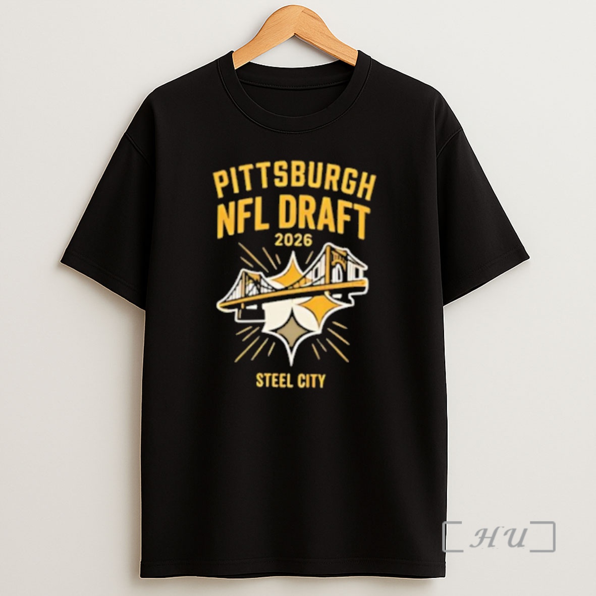 Officials Pittsburgh Nfl Draft 2026 Steel City Bridge Shirt Sweatshirt Tee