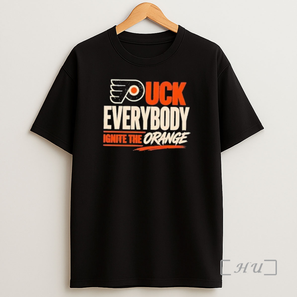 Officials Puck Everybody Ignite The Orange Philadelphia Flyers Logo Shirt Sweatshirt Tee