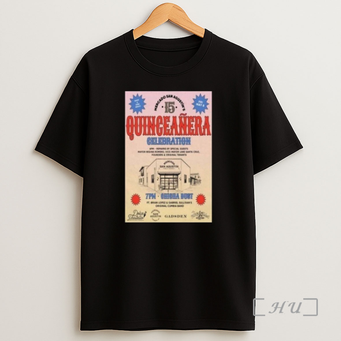 Officials Quinceanera Mercado San Agustin May 8 2026 Shirt Sweatshirt Tee