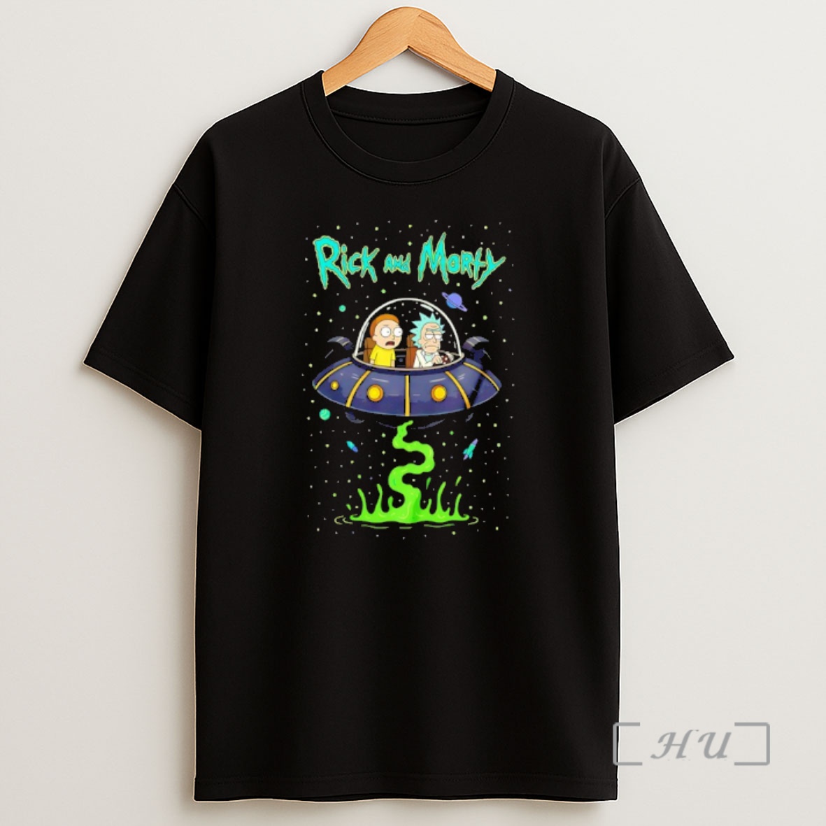 Officials Rick And Morty Spaceship Graphic Characters Shirt Sweatshirt Tee