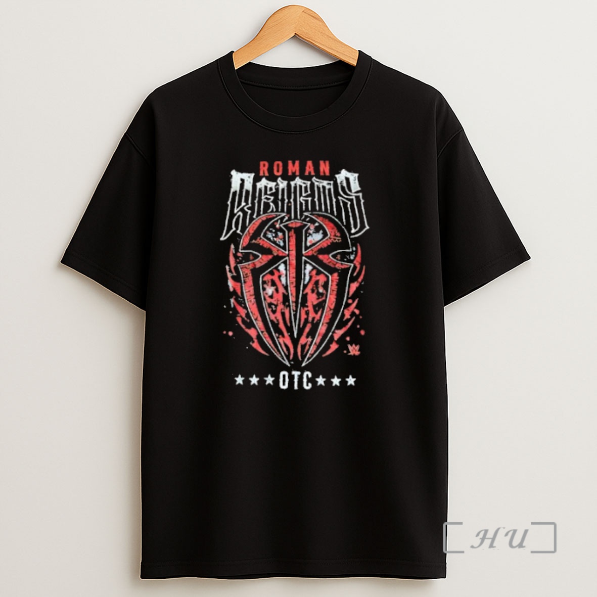 Officials Roman Reigns Otc Red Tribal Chief Star Logo Shirt Sweatshirt Tee