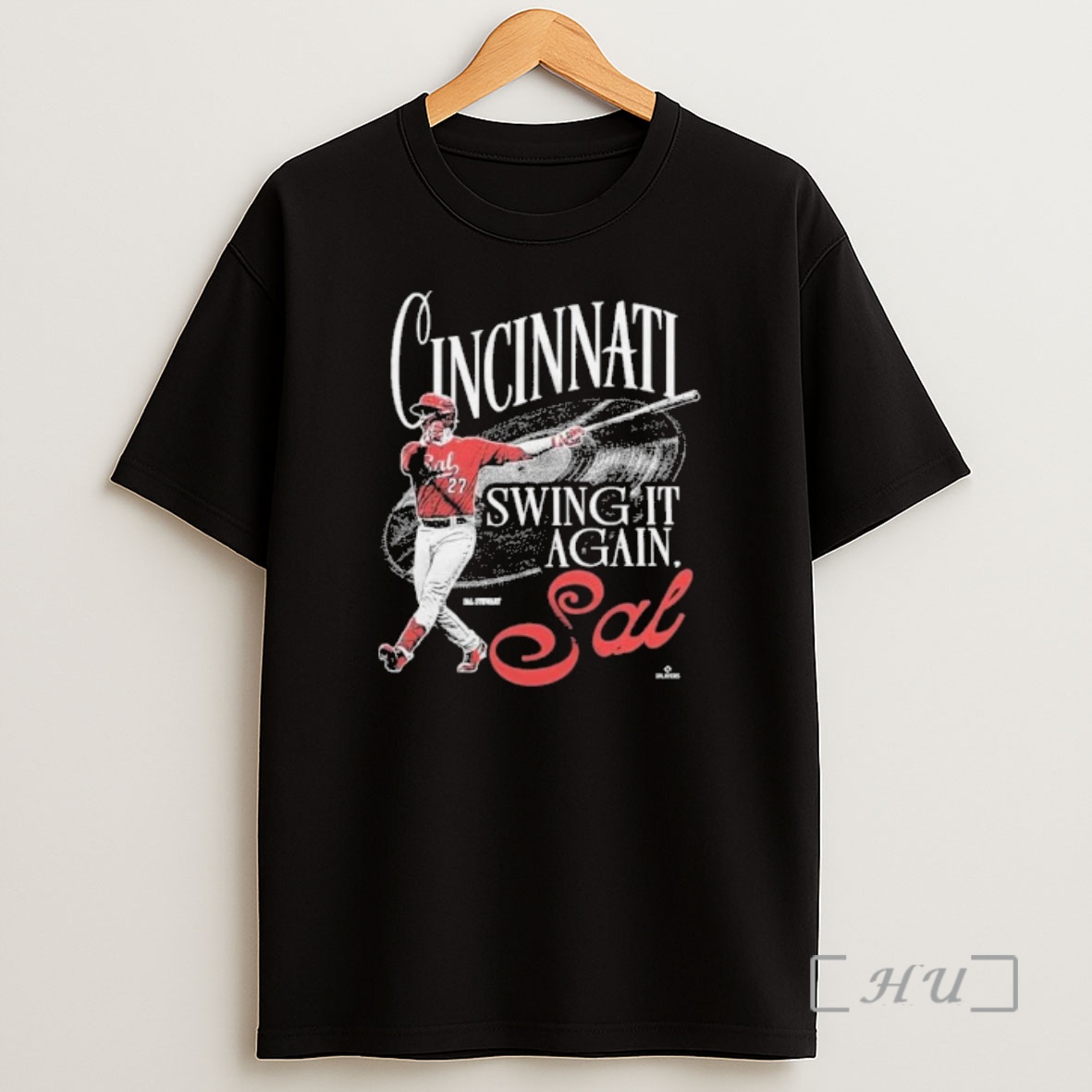 Officials Sal Stewart Cincinnati Reds Swing It Again Sal Shirt Sweatshirt Tee