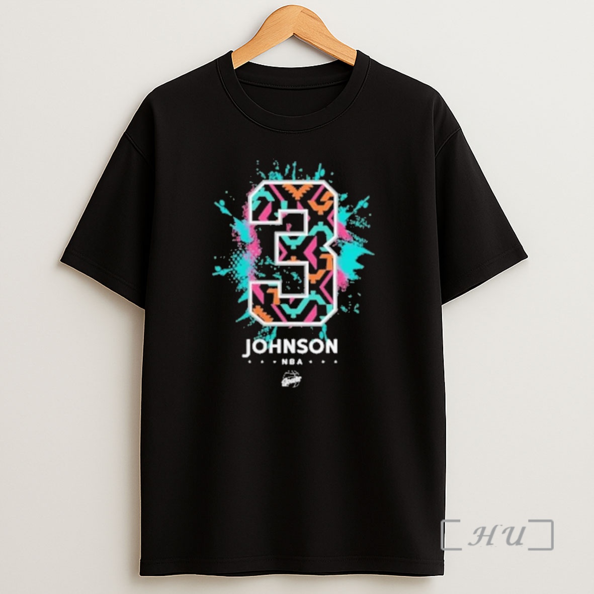 Officials San Antonio Spurs 2025 2026 City Splash Edition Johnson Name And Number Shirt Sweatshirt Tee