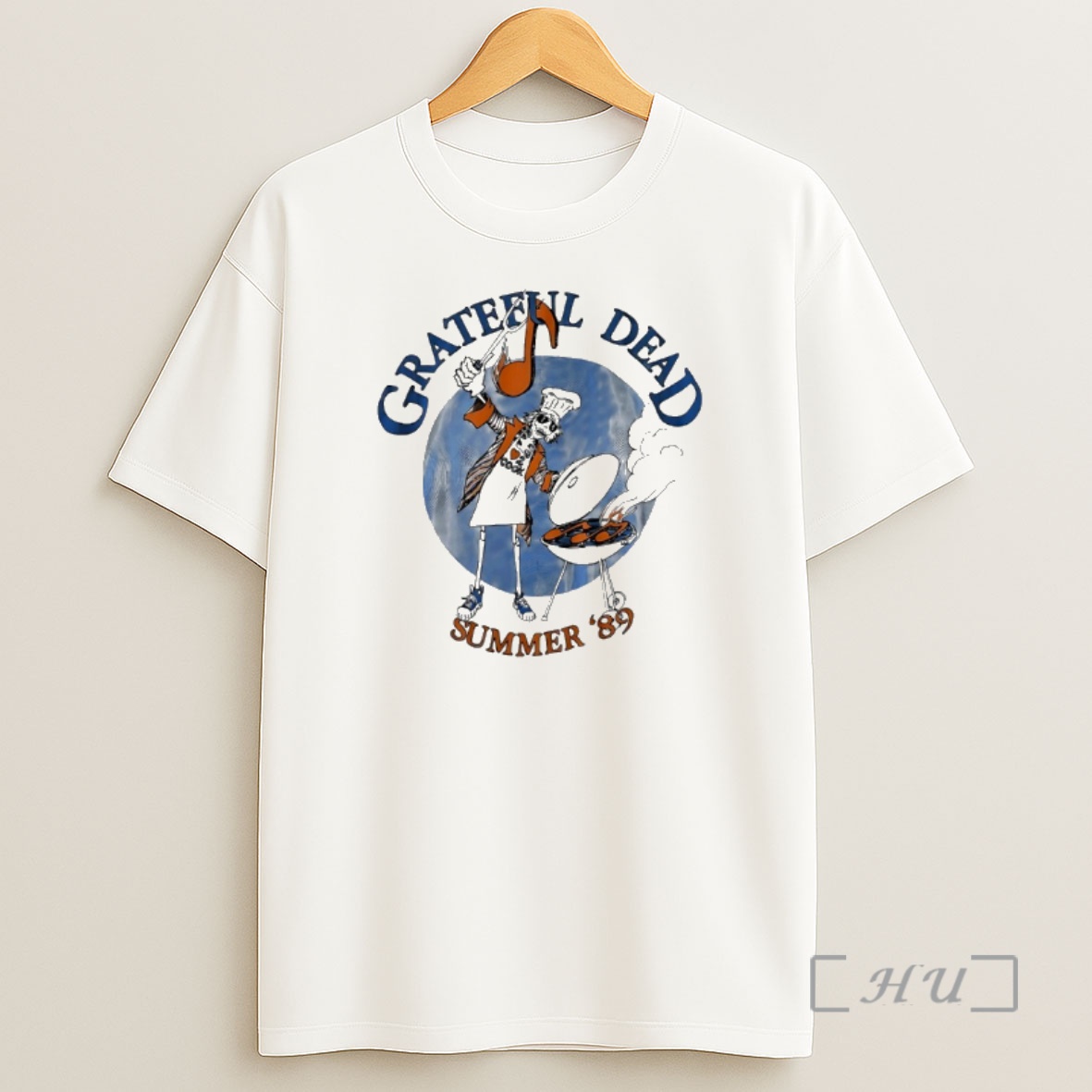 Officials Skeleton Chef Grateful Dead Summer 89 Shirt Sweatshirt Tee
