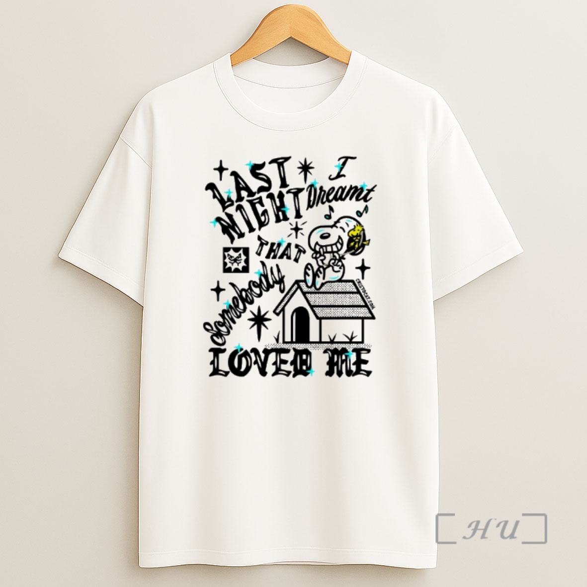Officials Snoopy Woodstock Last Night I Dreamt That Somebody Loved Me Shirt Sweatshirt Tee
