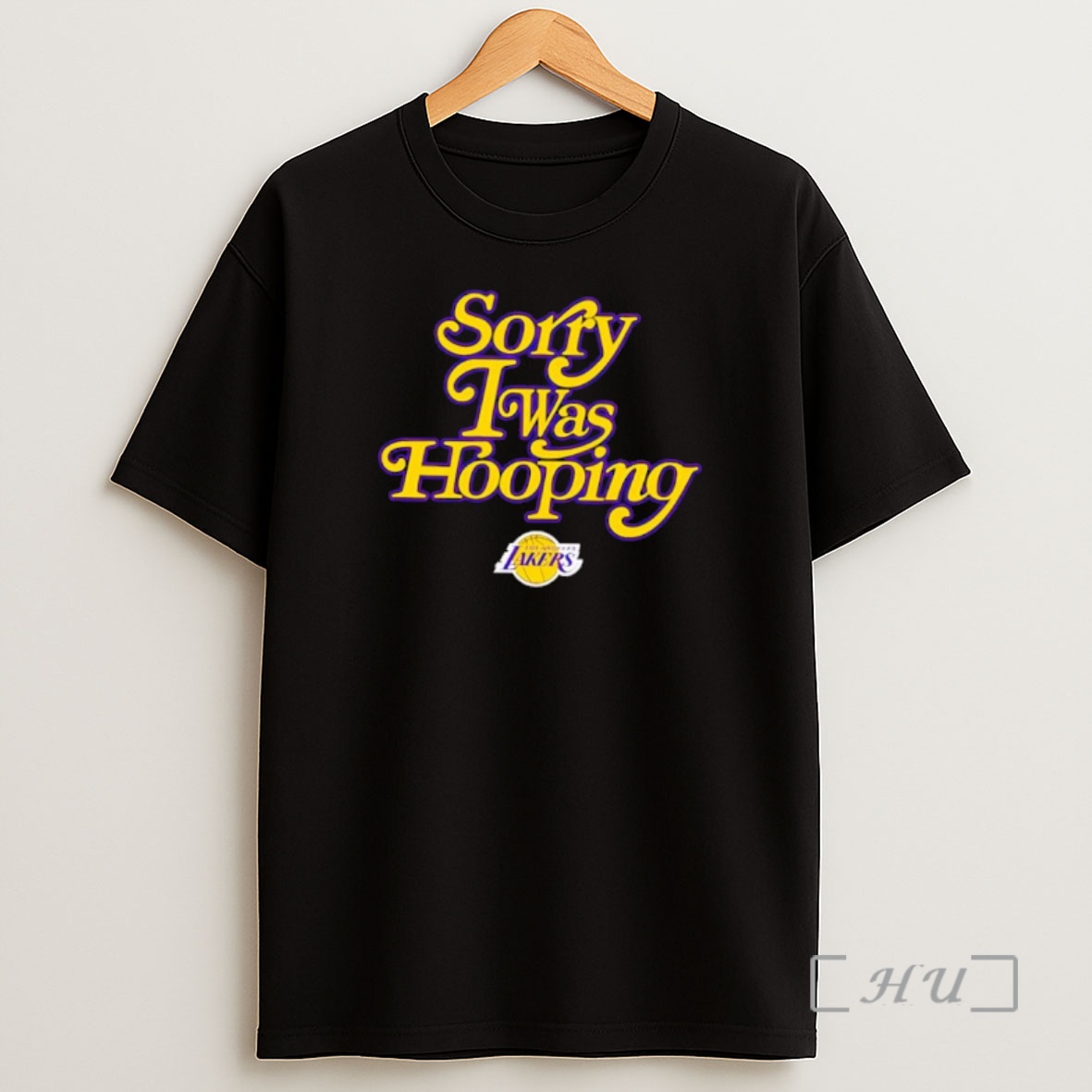 Officials Sorry I Was Hooping Los Angeles Lakers Basketball Shirt Sweatshirt Tee