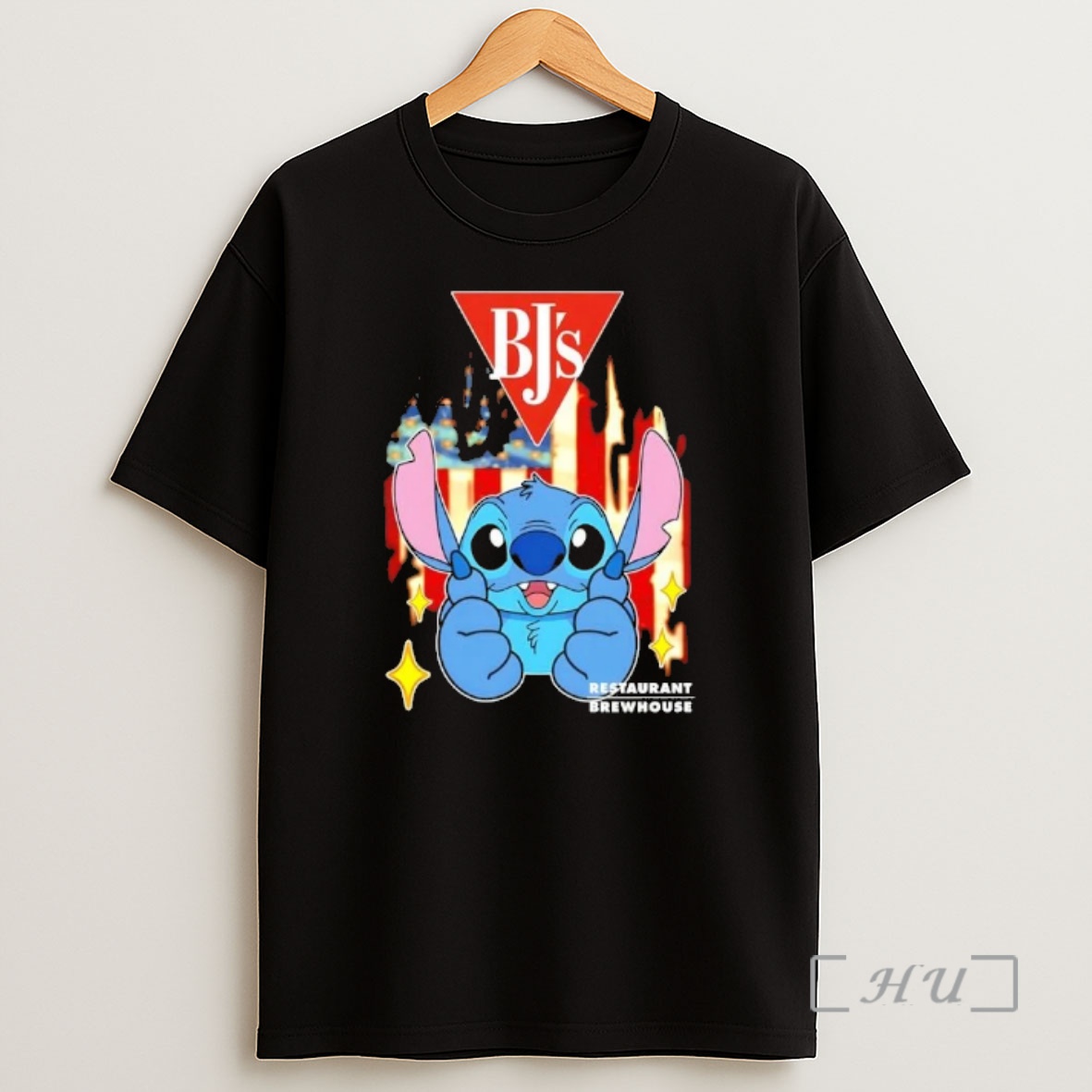 Officials Stitch Like Bjs Restaurants Usa Flag Shirt Sweatshirt Tee