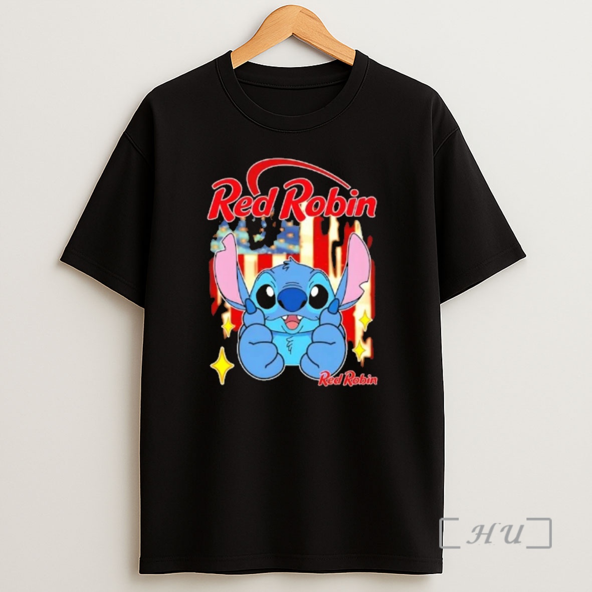 Officials Stitch Like Red Robin Usa Flag Shirt Sweatshirt Tee