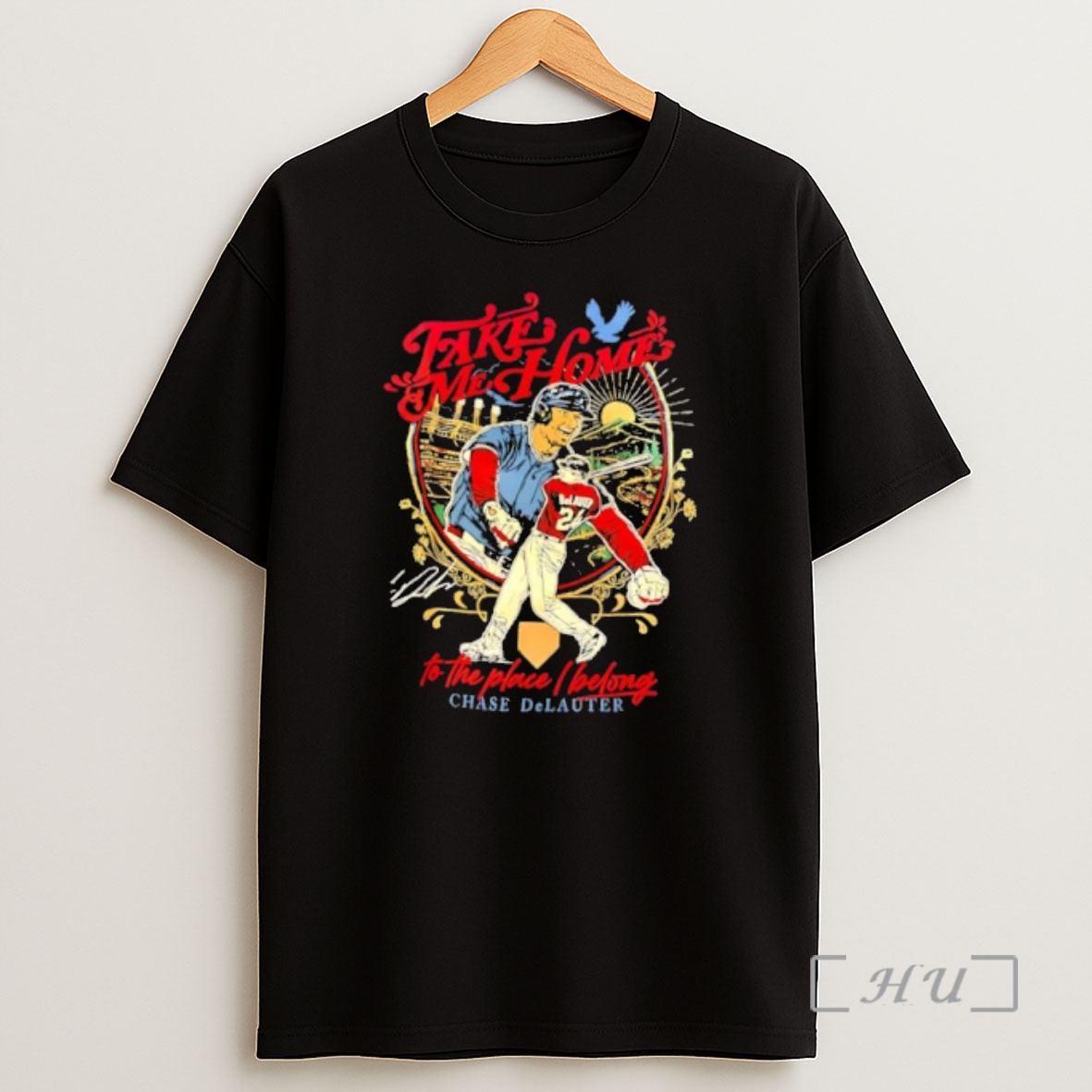 Officials Take Me Home To The Place Belong Chase Delauter Cleveland Guardians Shirt Sweatshirt Tee