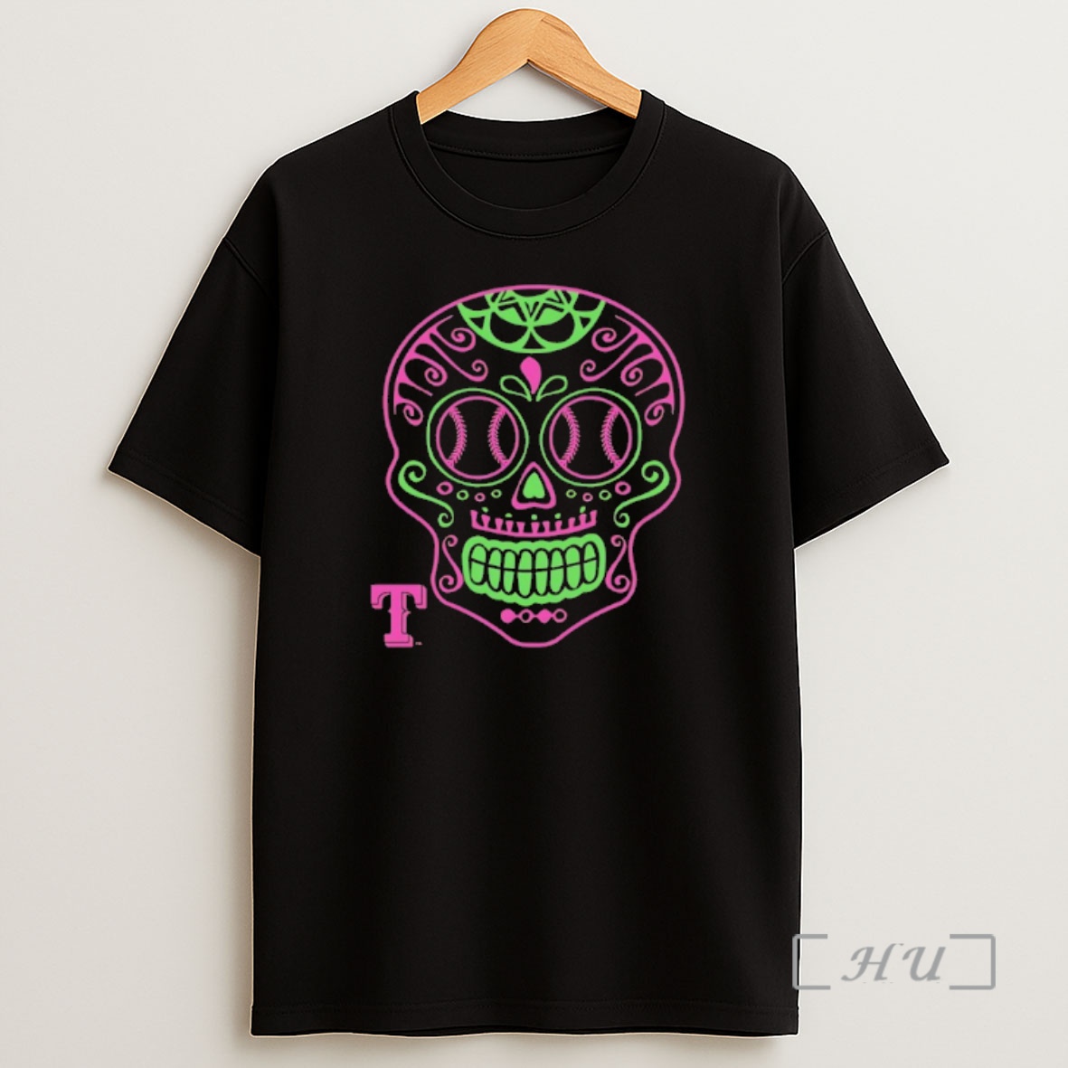 Officials Texas Rangers Sugar Skull Shirt Sweatshirt Tee