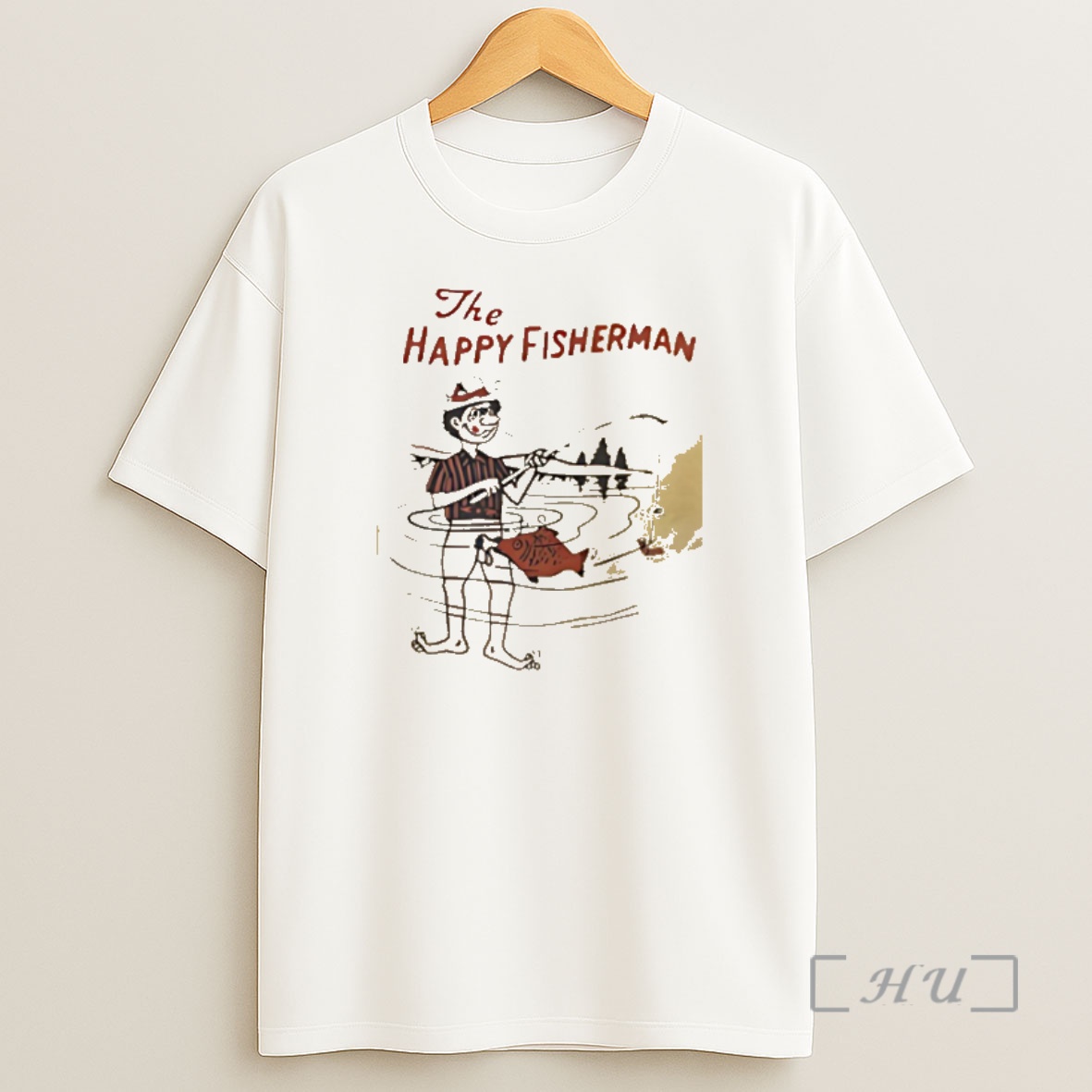 Officials The Happy Fisherman Fish Blowjob Man Shirt Sweatshirt Tee
