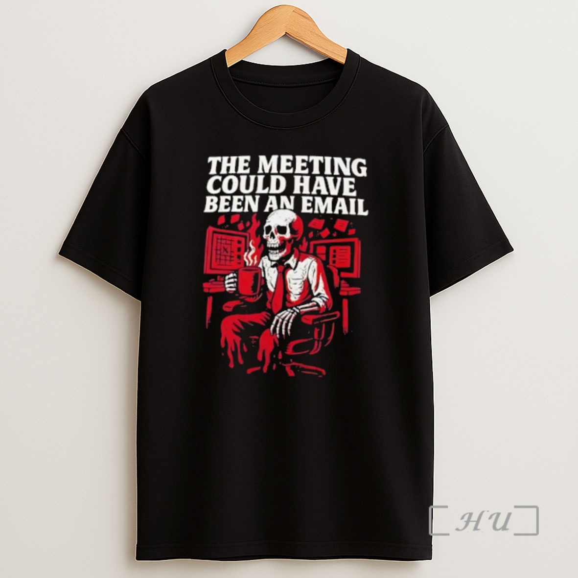 Officials The Meeting Could Have Been An Email Skeleton Drinking Coffee Shirt Sweatshirt Tee