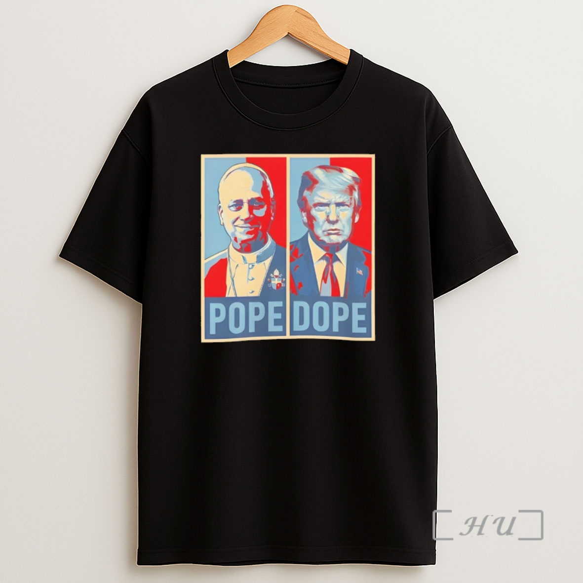 Officials The Pope Vs The Dope Anti Trump Antimaga Statement Graphic Shirt Sweatshirt Tee