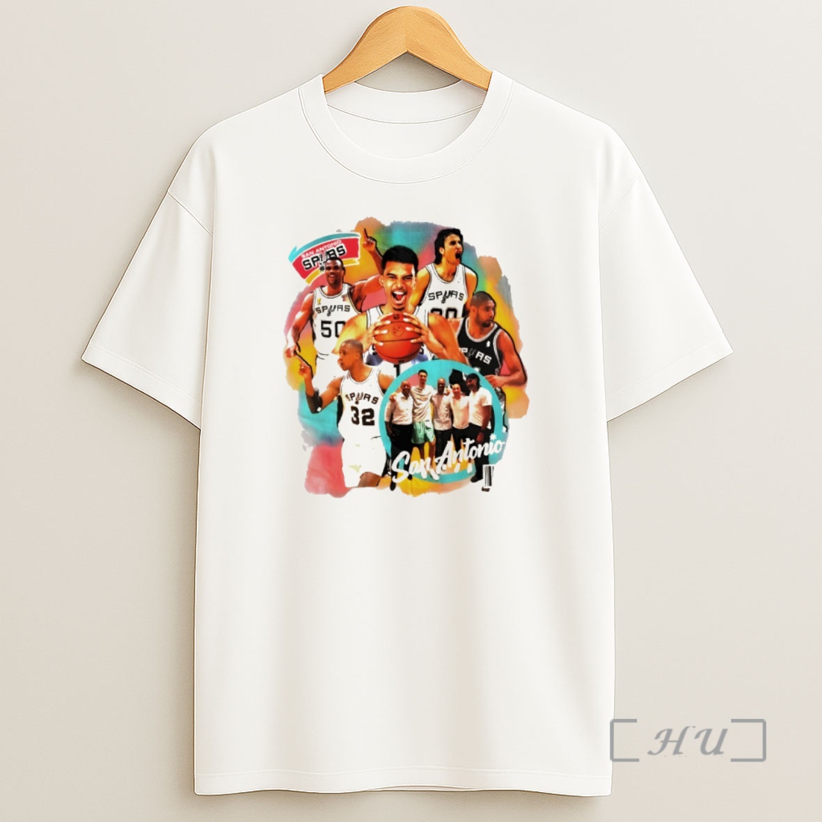 Officials Tim Duncan Tony Parker Victor Wembanyama San Antonio Spurs Basketball Nba 2026 Graphic Shirt Sweatshirt Tee