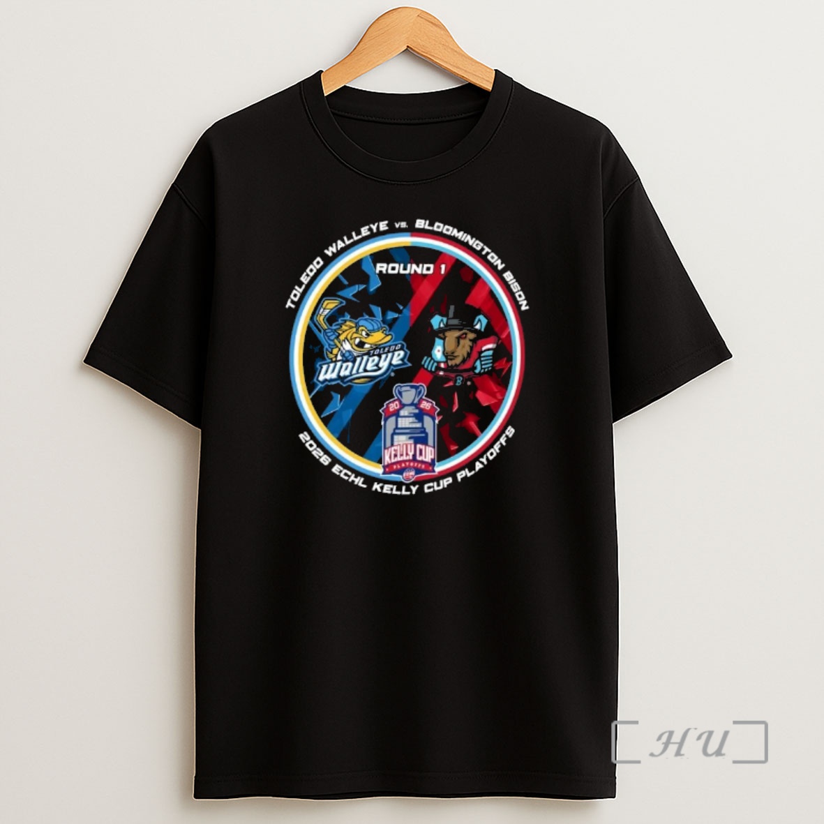 Officials Toledo Walleye Vs Bloomington Bison 2026 Kelly Cup Playoff Round 1 Shirt Sweatshirt Tee