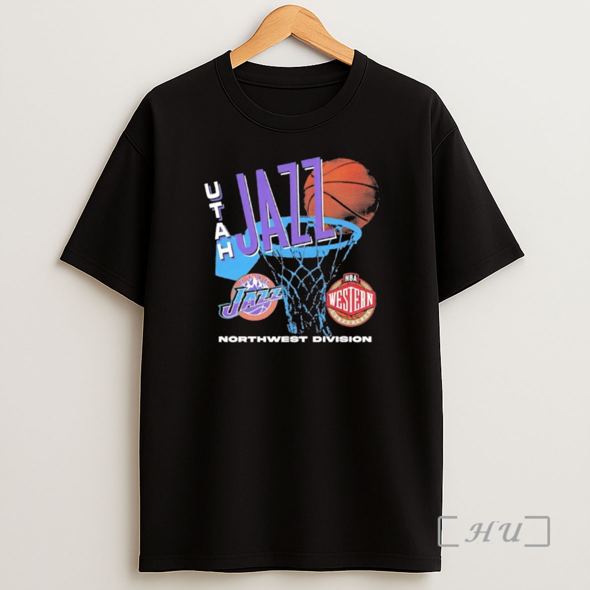 Officials Utah Jazz Nba Western Northwest Division Hardwood Classics Shirt Sweatshirt Tee