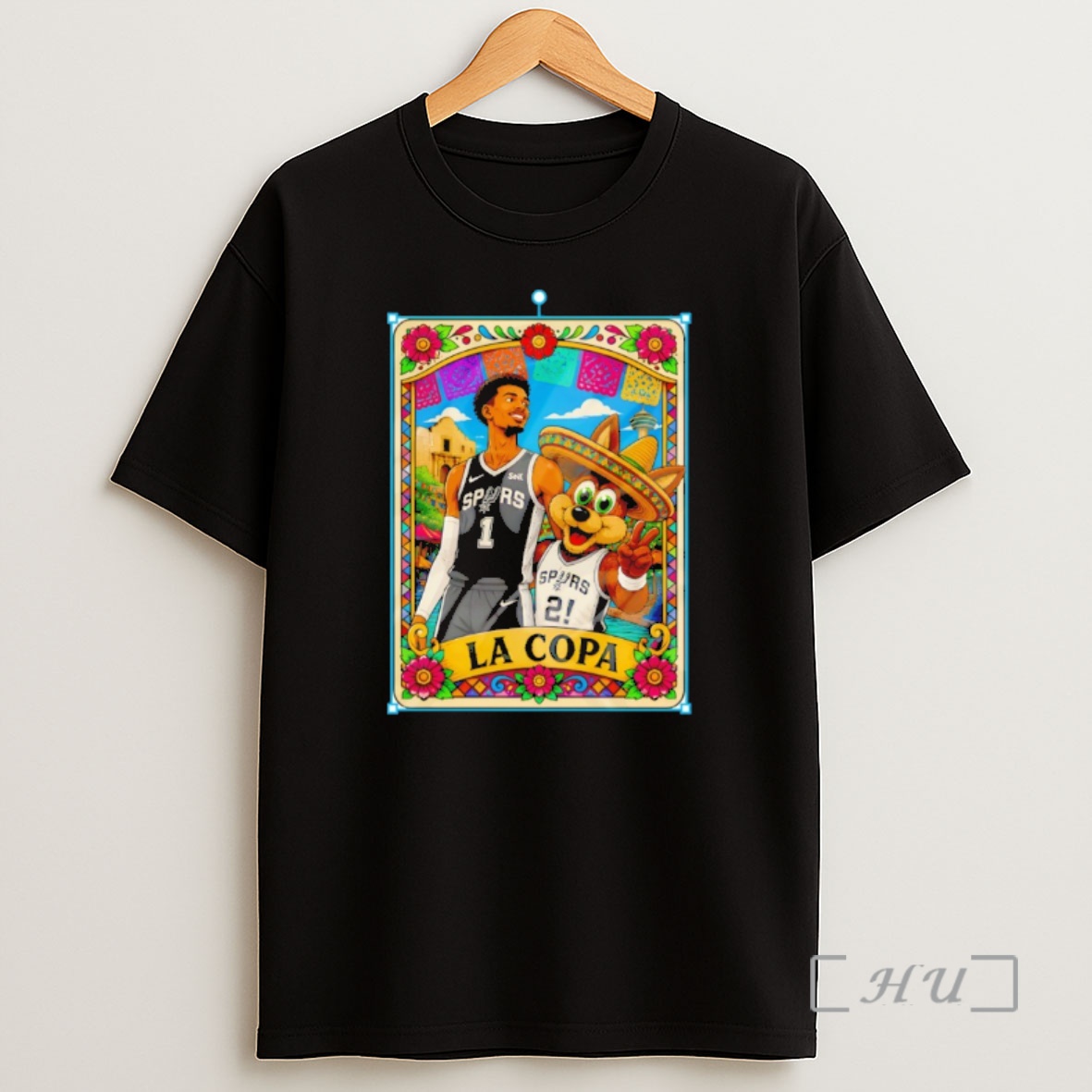 Officials Victor Wembanyama Coyote Mexico La Copa San Antonio Spurs Basketball Card Shirt Sweatshirt Tee