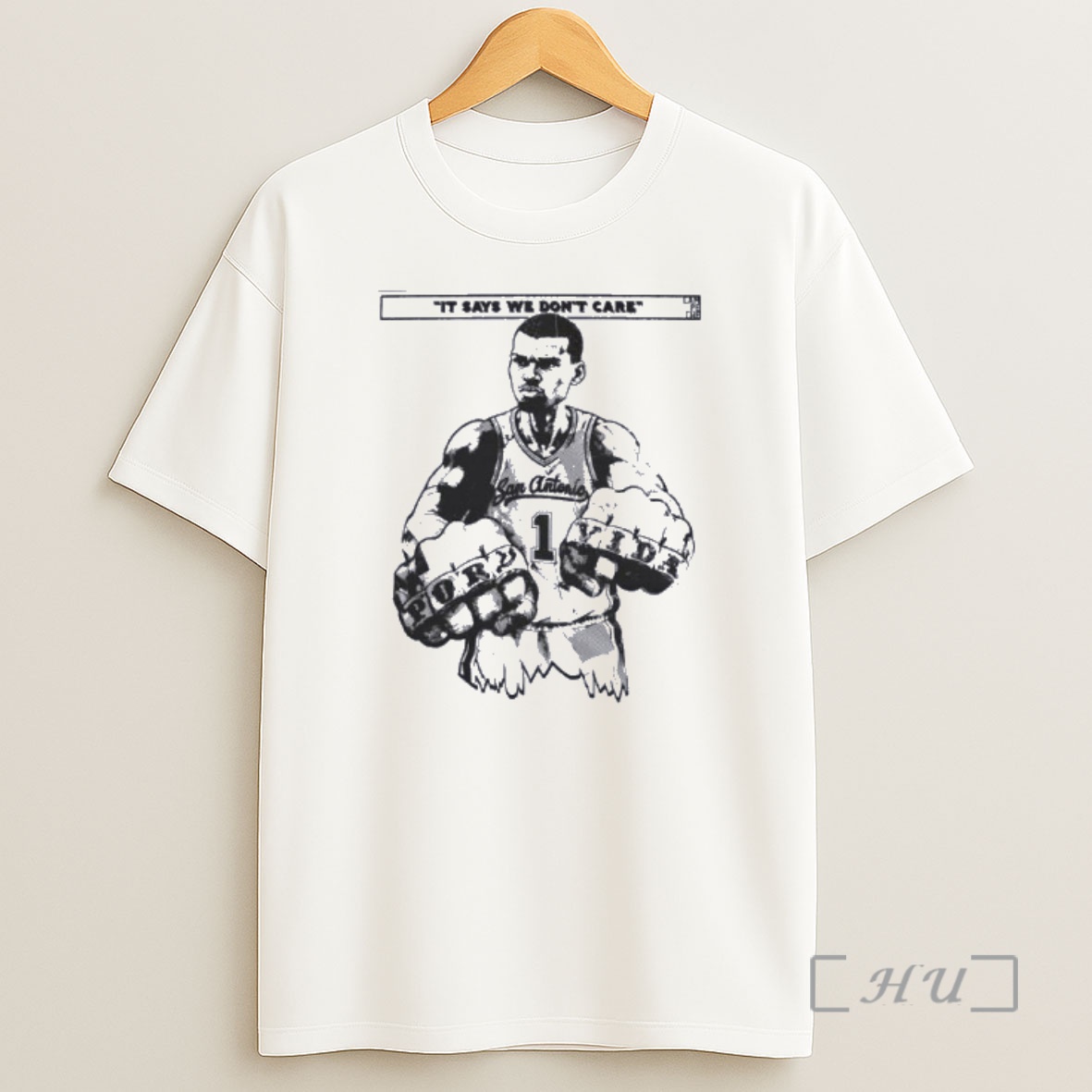 Officials Victor Wembanyama Its Says We Dont Care Shirt Sweatshirt Tee