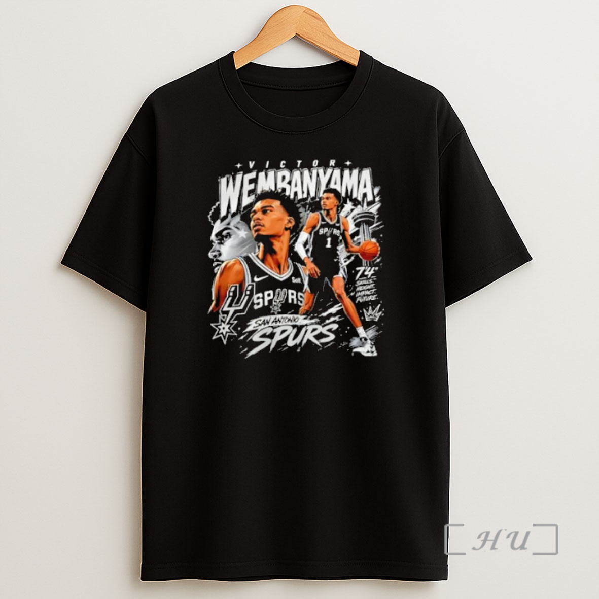 Officials Victor Wembanyama San Antonio Spurs 74 Skills Height Impact Future Shirt Sweatshirt Tee