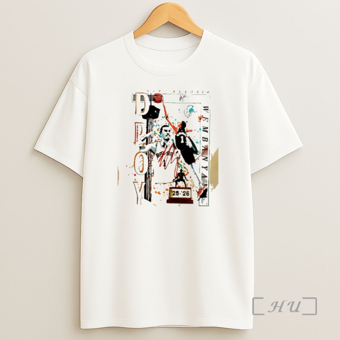 Officials Victor Wembanyama Spurs 2026 Dpoy Shirt Sweatshirt Tee