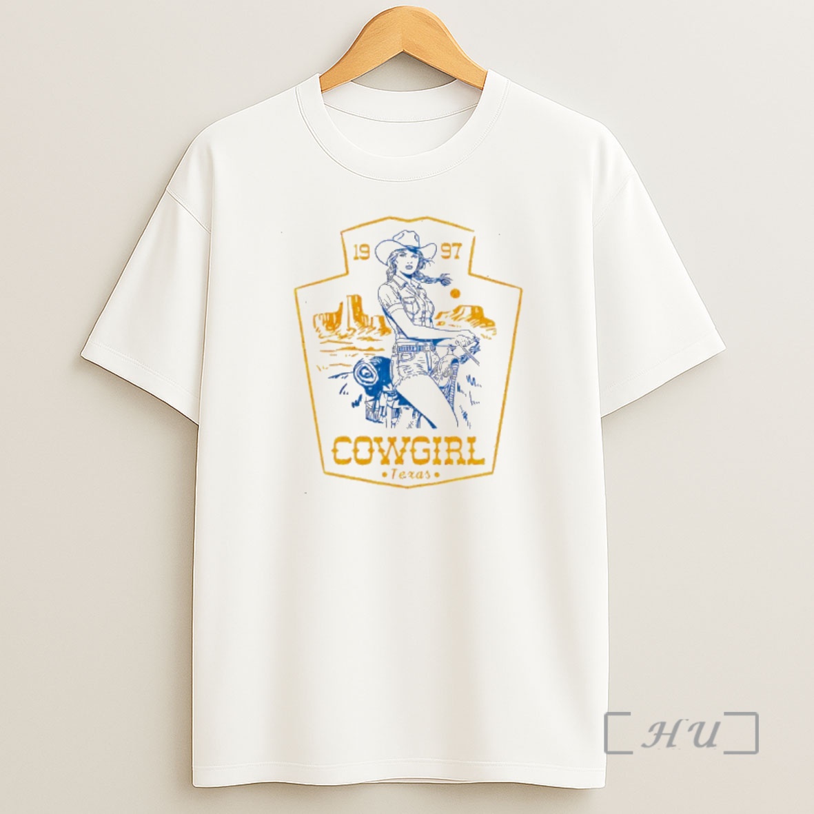 Officials Western Cowgirl Texas 1997 Shirt Sweatshirt Tee