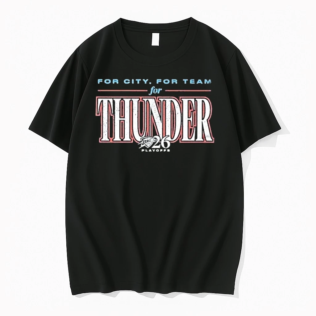 Oklahoma City And Thunder For City For Team Playoff Tour 2026 Shirts