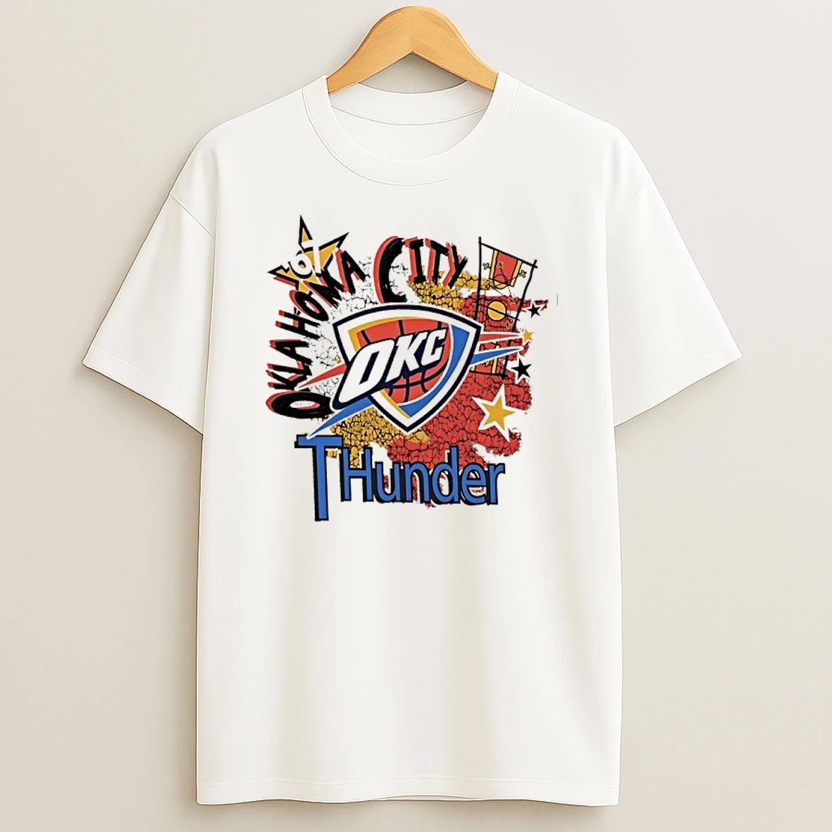Oklahoma City Thunder Basketball 67 Hardwood Classics Shirts