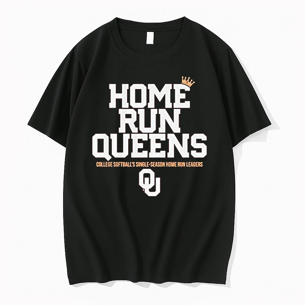 Oklahoma Sooners Softball Home Run Queens College Softballs Single Season Home Run Leaders Shirts