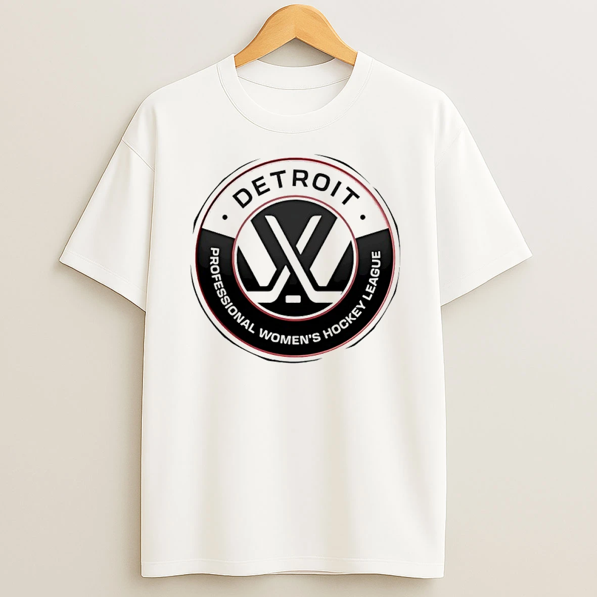 Pwhl Detroit Team 2026 Logo Shirts