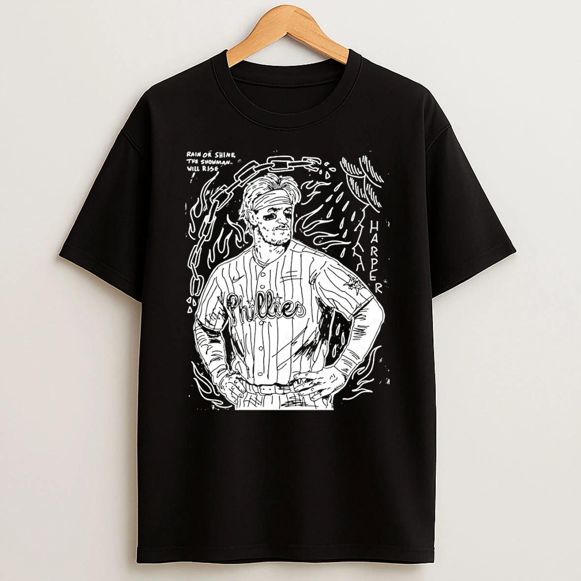 Paul Carpenter Bryce Harper Philadelphia Phillies Rain Or Shine The Snowman Will Rise Shirts