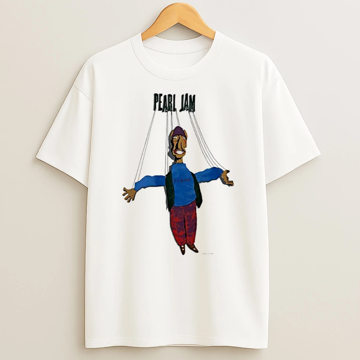 Pearl Jam Freak Puppet Tour Shirts
