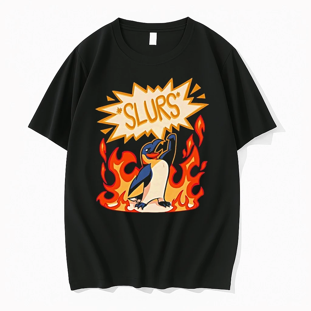 Penguin Slurs Cartoon Shirts