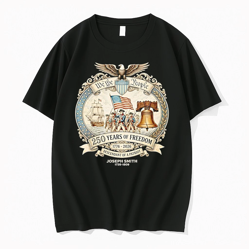 Personalized Descendant Of A Patriot 1776 Usa 250th Anniversary We The People Shirts
