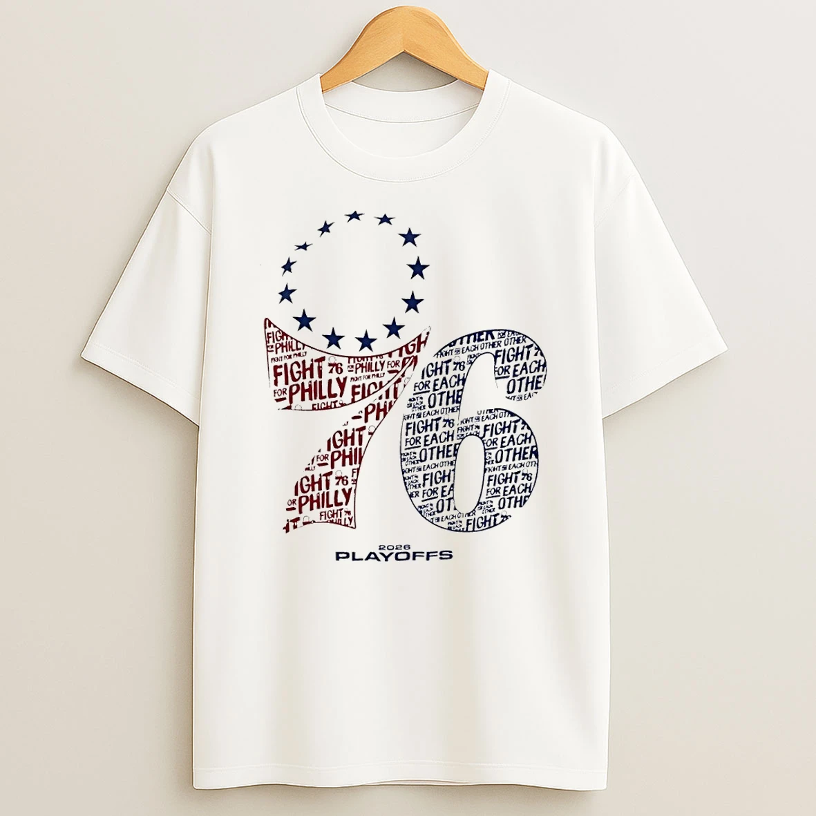 Philadelphia 76ers Basketball Fight For Philly 2026 Playoffs Shirts