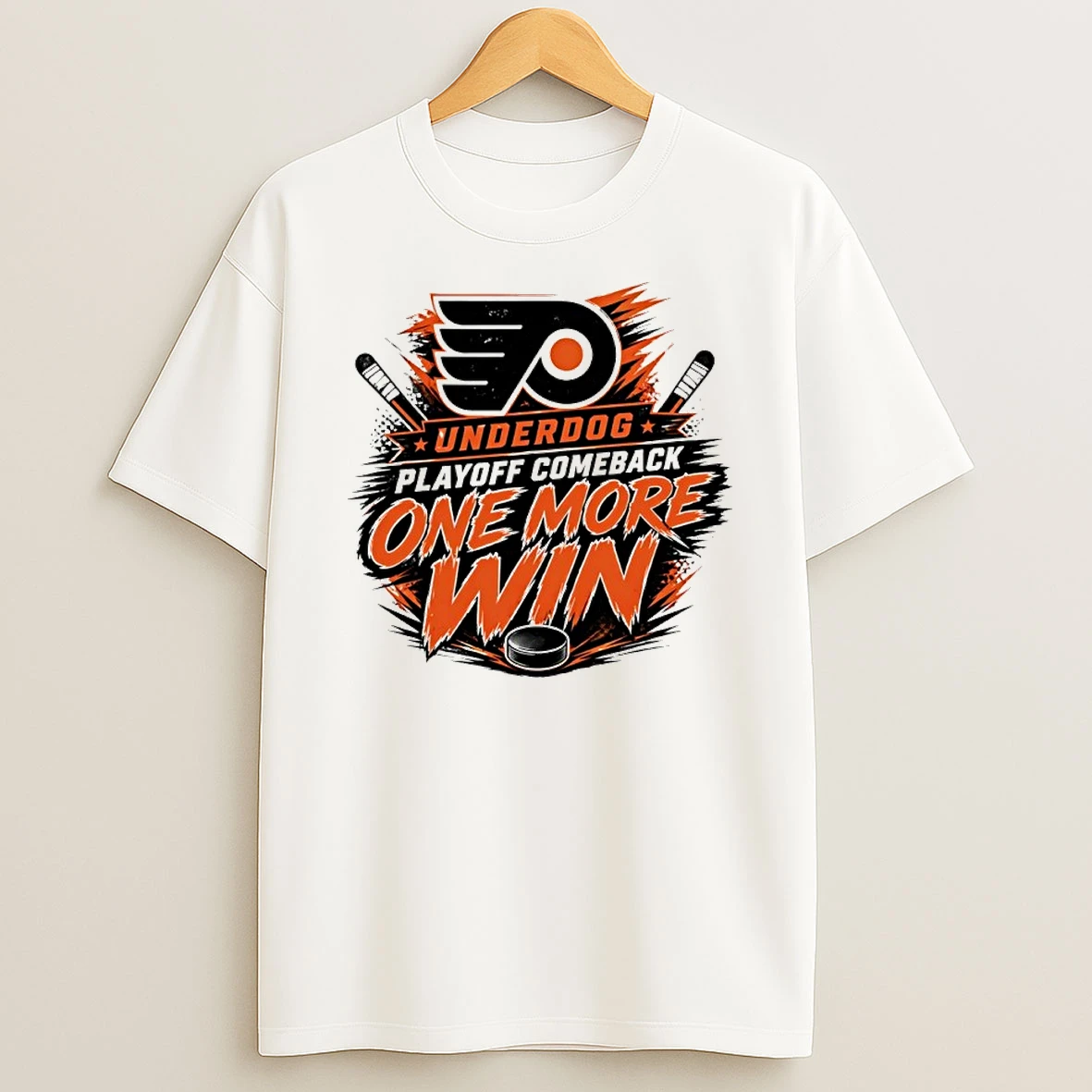 Philadelphia Flyers Underdog Playoff Comeback One More Win Shirts