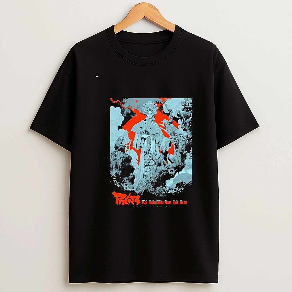 Pixies P40 Asia Tour 2026 Artwork By Ken Taylor 00 Shirts