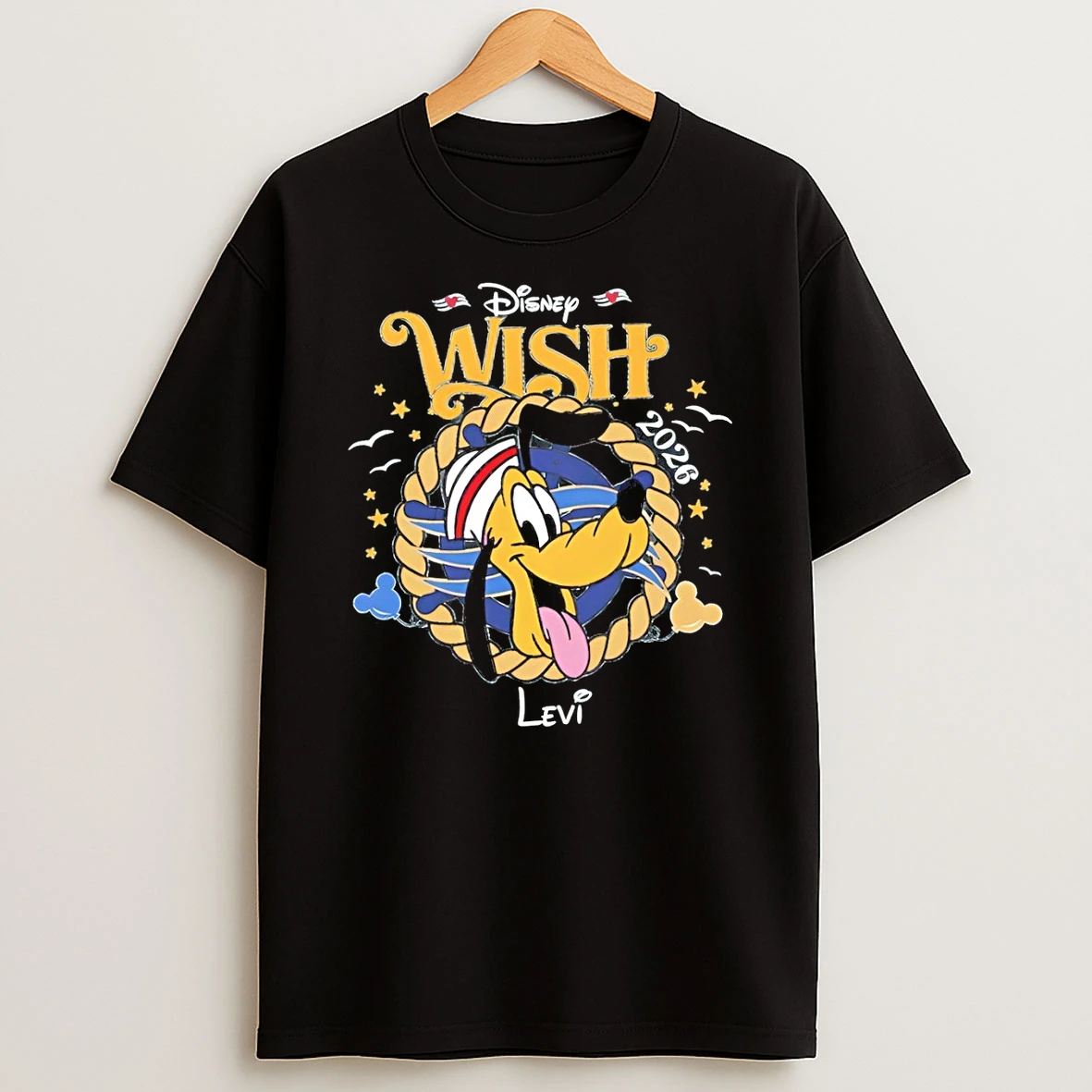 Pluto Wish Disney Cruise Line 2026 Levi Shirts
