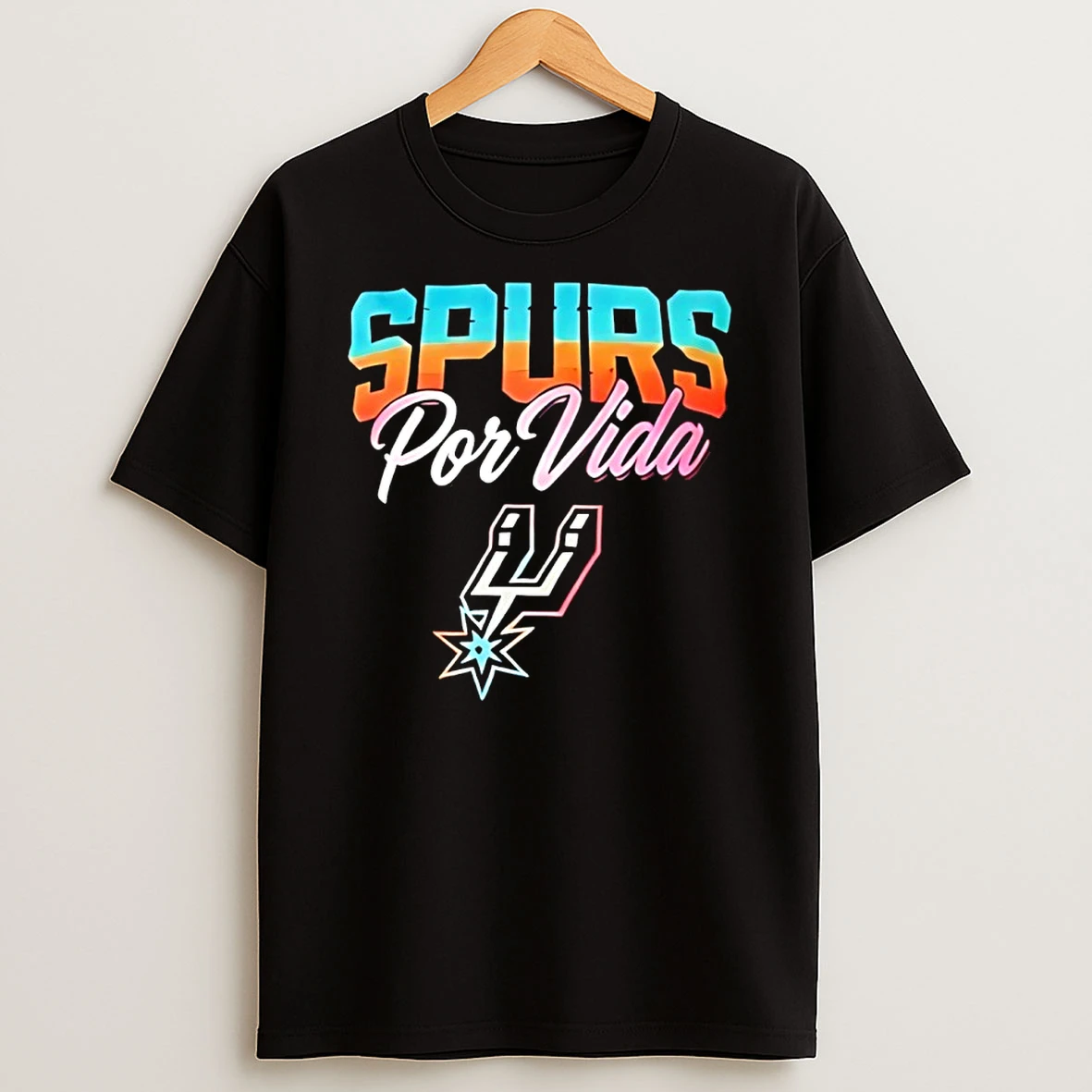 Por Vida San Antonio Spurs Logo Shirts