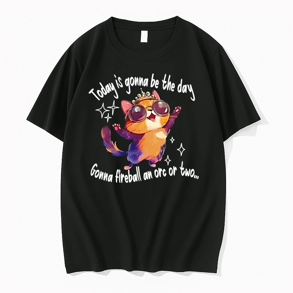 Princess Donut And Mongo Today Is Gonna Be The Day Gonna Fireball An Orc Two Shirts