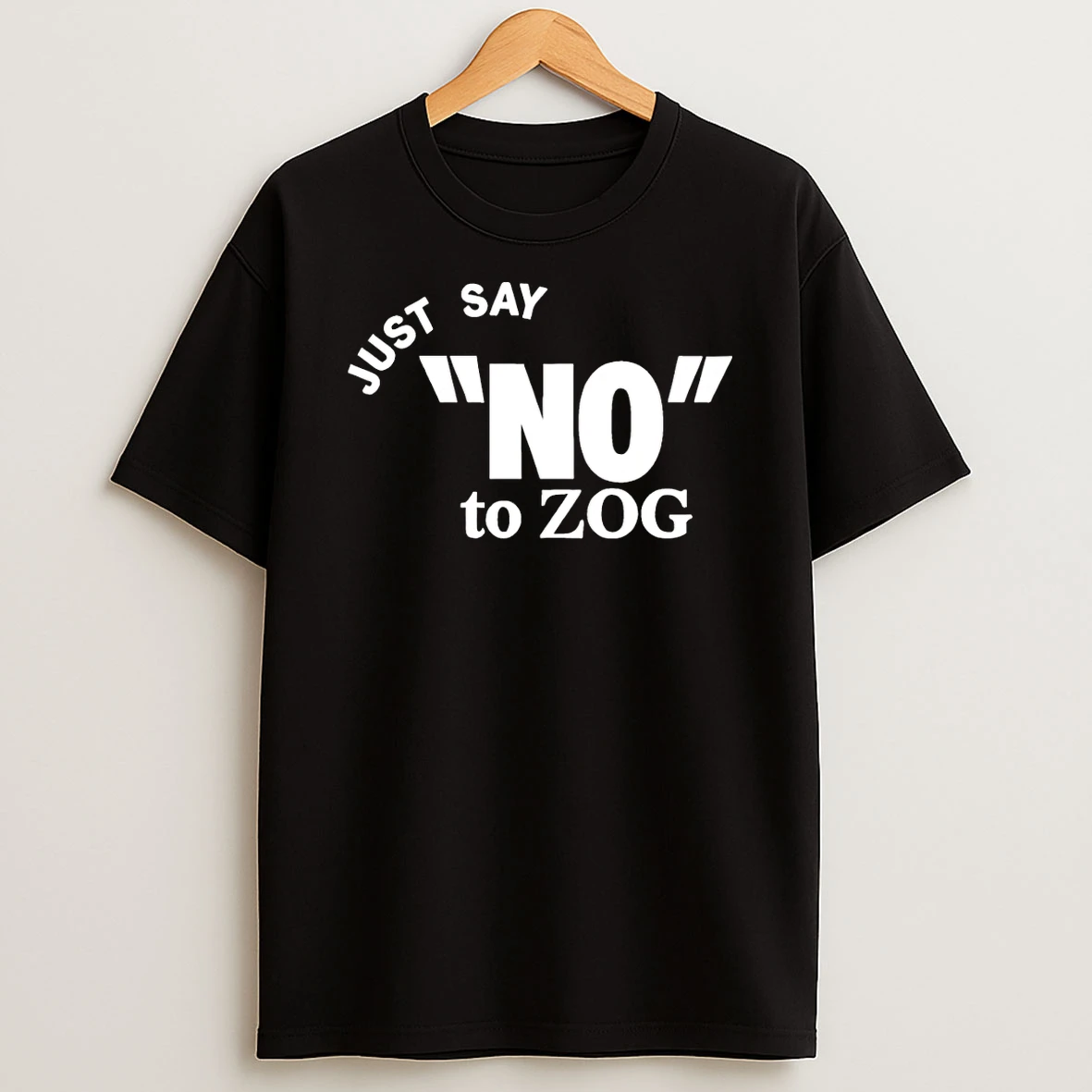 Randy Weaver Wearing Just Say No To Zog Shirts