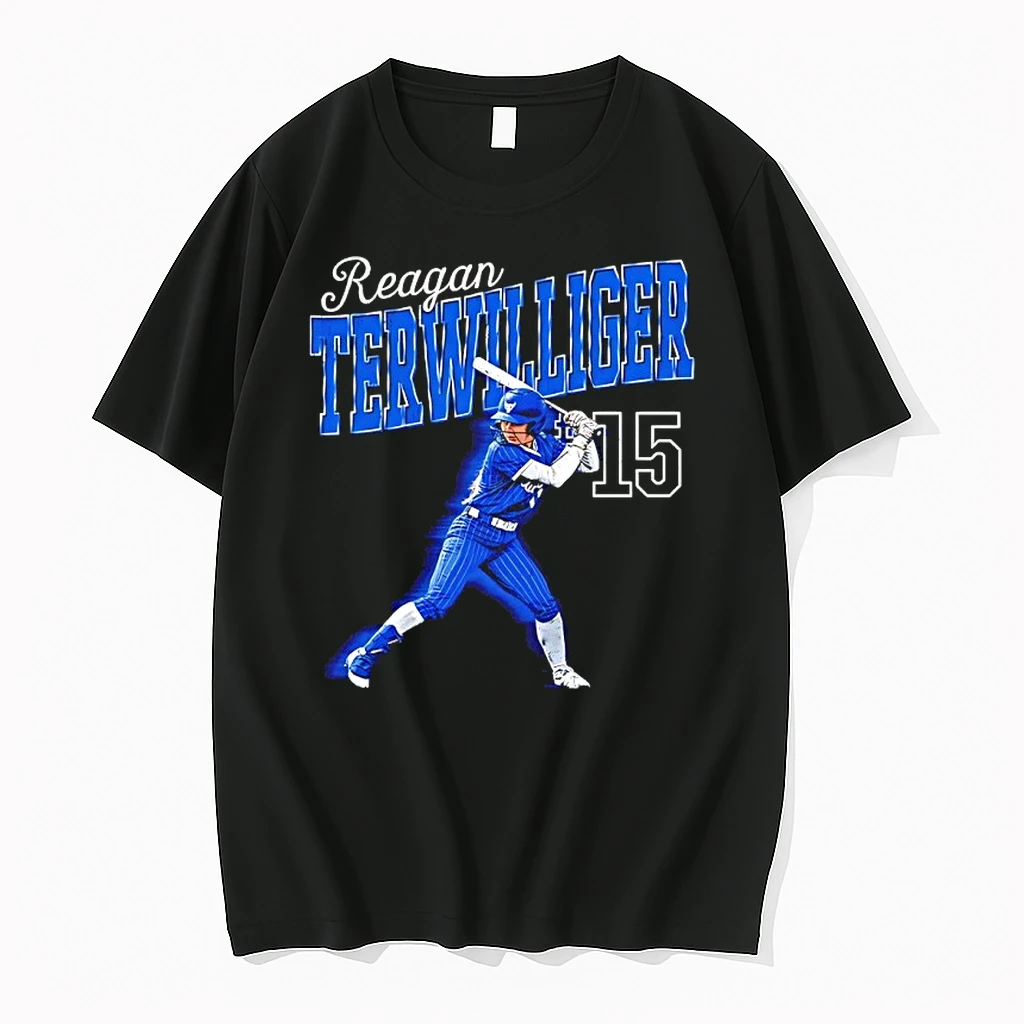 Reagan Terwilliger 15 Buffalo Bulls Softball Swing Shirts