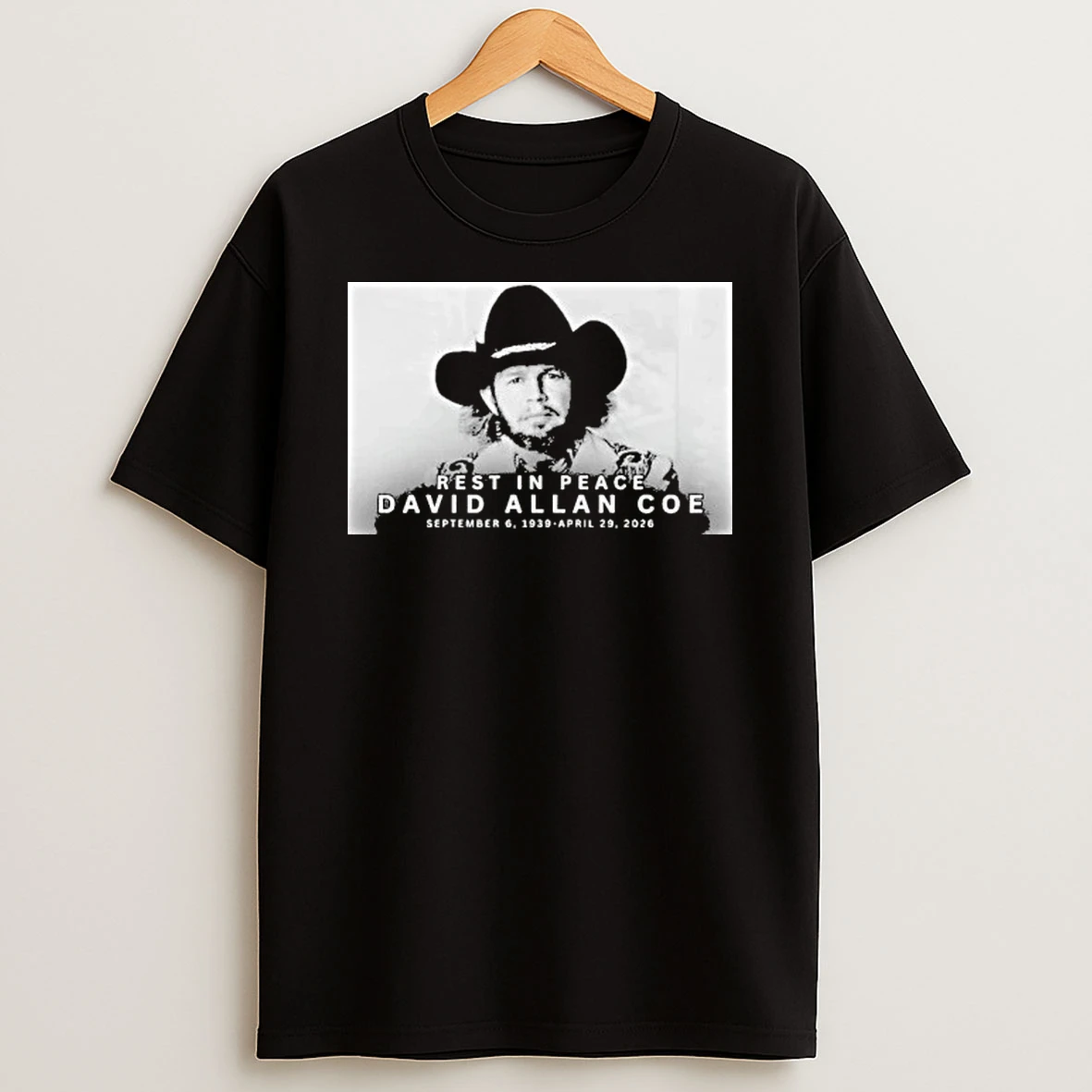 Rest In Peace David Allan Coe Tour 2026 Shirts