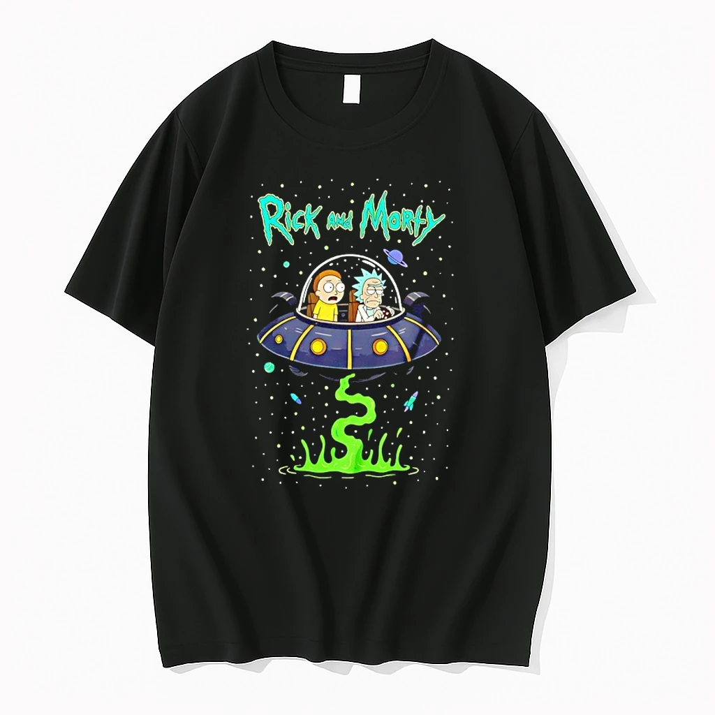 Rick And Morty Spaceship Graphic Characters Shirts